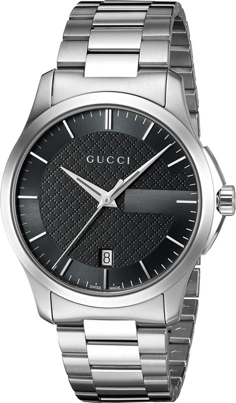 gucci g-timelss quartz stainless steel watch color silver-toned model ya126457